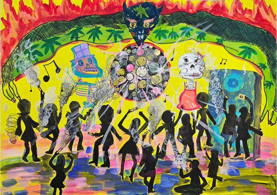 2025高年級 陳柏婷 別讓快樂被毒霧偷走 佳作